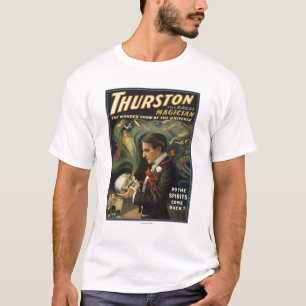 T-shirt Thurston le grand magicien jugeant le crâne