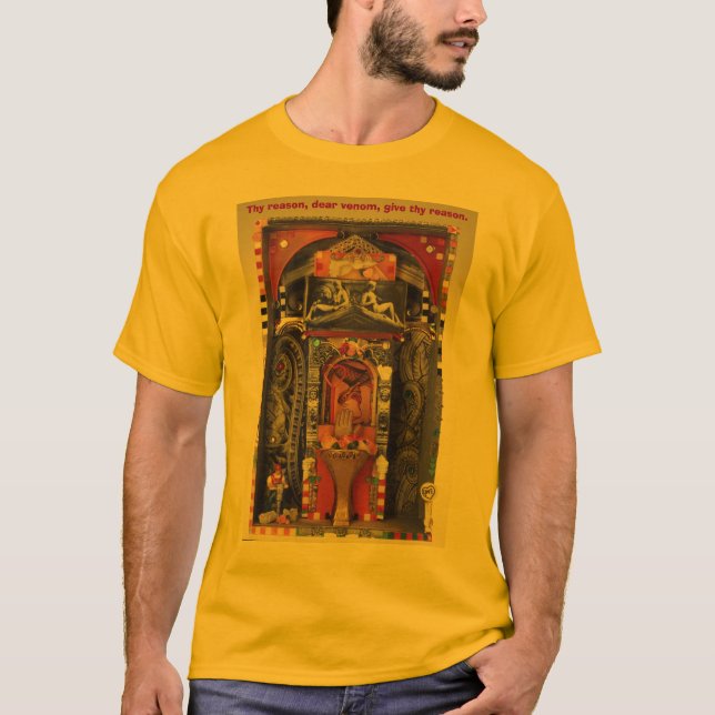 T-shirt Thy raison, cher venin… (Devant)