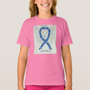 T-shirt Thyroïde Maladie Sensibilisation Ruban Angel Chemi