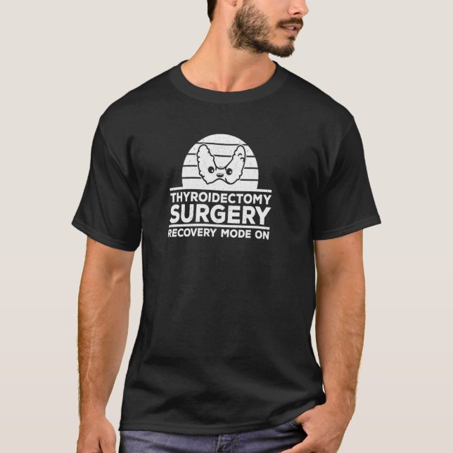 T-shirt Thyroidectomie Chirurgie Récupération Thyroïde Sup (Devant)