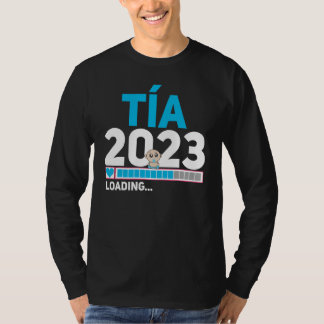 T-shirt Tía 2023 Cargando Tía 2023 Exectante Anuncio