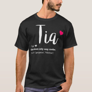 T-shirt Tia Comme une maman Seul le Glacière peut garder l