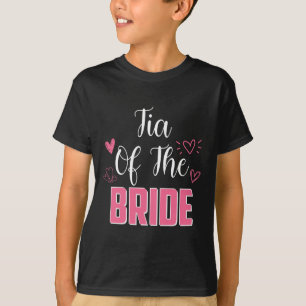 T-shirt Tia de la mariée famille fête de mariage femme à m