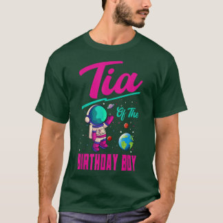 T-shirt Tia Of The Birthday Boy Space Party Planet Astrona