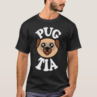 T-shirt Tia Pug adorable