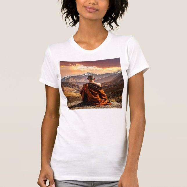 T-shirt Tibet - Bouddhisme - Méditation (Devant)