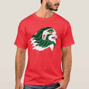 T-shirt tibétain de lion de neige
