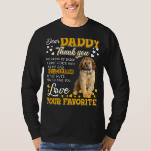T-shirt Tibétain Mastiff Cher Papa Merci D'Être Mon