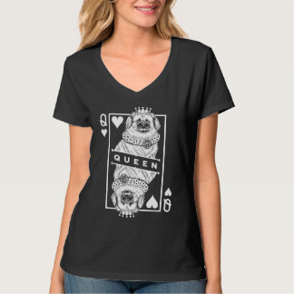 T-shirt Tibetan Spaniel Reine des Cœurs Chien Pop