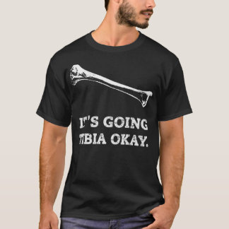 T-shirt Tibia Ok Drôle Radiologie XRay Tech Gif