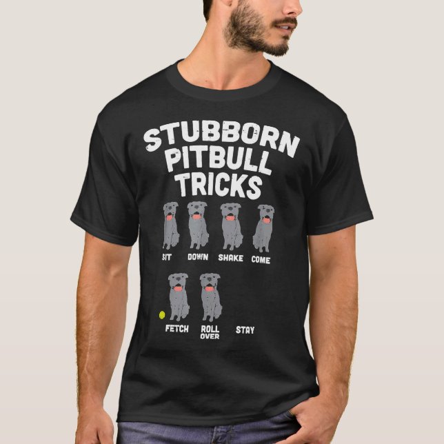T-shirt Tic de Pitbull enfumé Drôle Pittie Amoureux des ch (Devant)