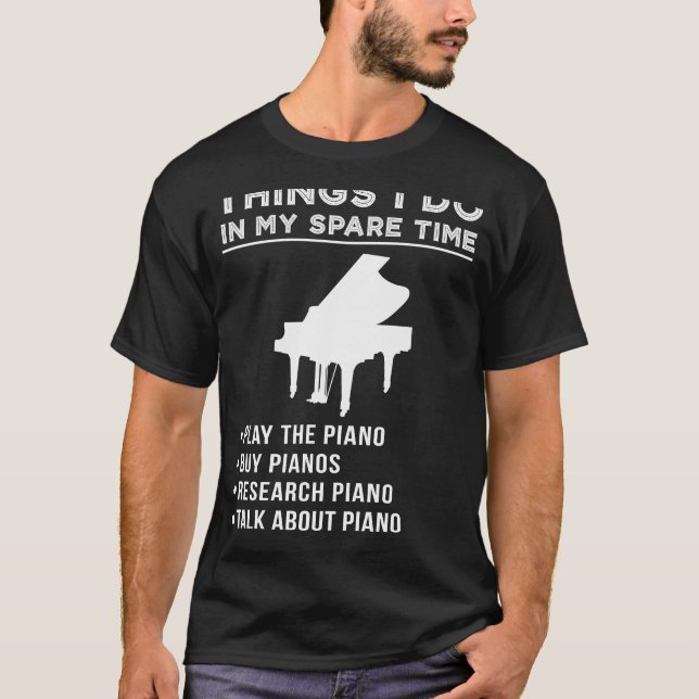 T-shirt Tickling Ivories : Embrace Pianos Harmonieux Wo (Devant)