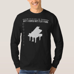 T-shirt Tickling the Ivories : 10 Raisons Hilarieuses je d