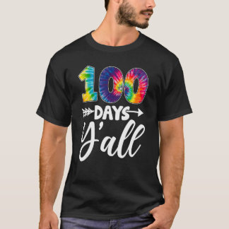 T-shirt Tie Dye 100 Jours Vous Tous 100ème Jour D'École En