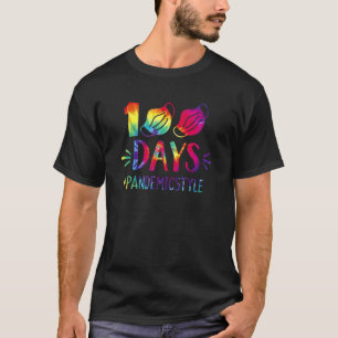 T-shirt Tie Dye 100 Jours Y'all Face Mask Joyeux 100ème Jo