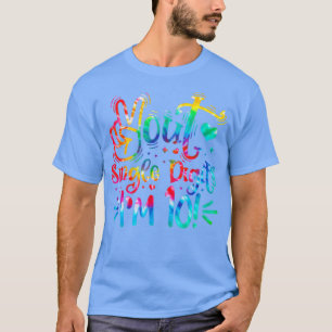 T-shirt Tie Dye 10e Anniversaire Paix Sortie Chiffres Im 1