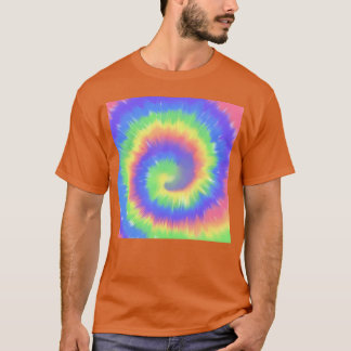 T-shirt Tie Dye 70s rétro