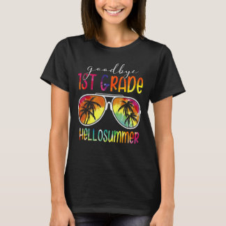 T-shirt Tie Dye Adieu 1ère année Bonjour été Dernier jour