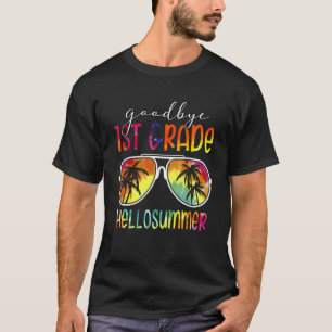 T-shirt Tie Dye Adieu 1ère année Bonjour été Dernier jour