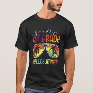 T-shirt Tie Dye Adieu 1ère année Bonjour été Dernier jour
