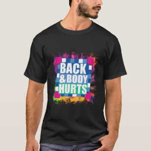 T-shirt Tie Dye Back Body Hurts L'Exercice Citation Exerci