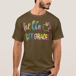 T-shirt Tie Dye Bonjour 1ère année Équipe 1ère année Retou