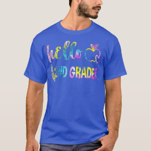 T-shirt Tie Dye Bonjour 2e année Équipe 2e année Retour à