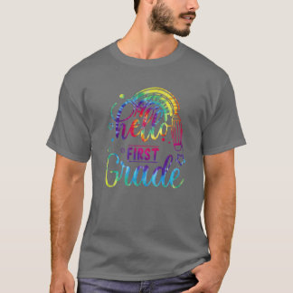 T-shirt Tie Dye Bonjour Étudiant de première année d'ensei