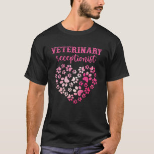 T-shirt Tie Dye Chat Chien Empreinte de patte Vétérinaire 