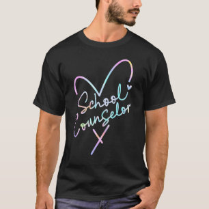 T-shirt Tie Dye Conseillère En Coeur Retour À L'École Cons