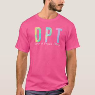 T-shirt Tie Dye Dpt Médecin De Physique Thérapie Physique 
