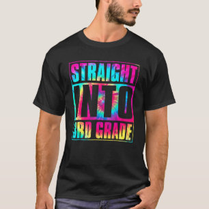 T-shirt Tie Dye droit dans la 3e année équipe professeur d