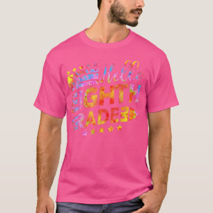 T-shirt Tie Dye Hello 8e Grade Teacher 1st Day Of