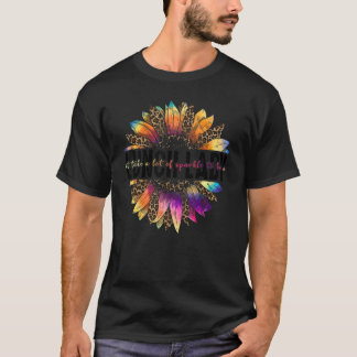 T-shirt Tie Dye Leopard Lunette de tournesol Dame Retour à