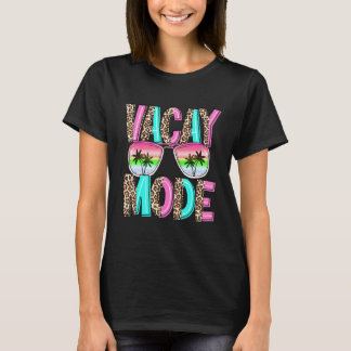 T-shirt Tie Dye Leopard Vacay Mode Family Vacation Summer 