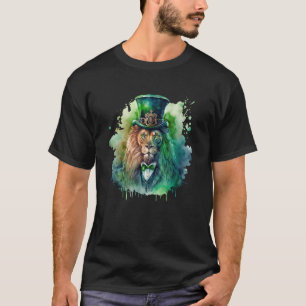 T-shirt Tie Dye Lion Tuxedo Leprechaun Casquette St Patric