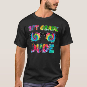 T-shirt Tie Dye Lunettes de soleil de 1ère année Retour à 