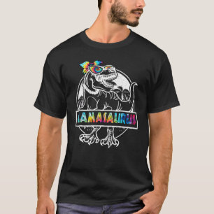 T-shirt Tie Dye Mamasaurus Dinosaur T Rex Mama Maman Mothe