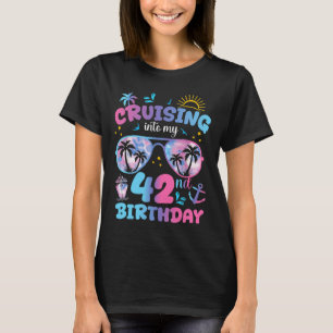T-shirt Tie Dye navigue vers mon 42e anniversaire Sungles