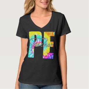 T-shirt Tie Dye Pe Enseignant Éducation Physique Premier J