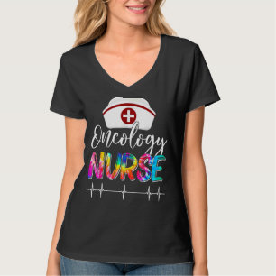 T-shirt Tie Dye Stethoscope Oncologie Infirmière Journée I