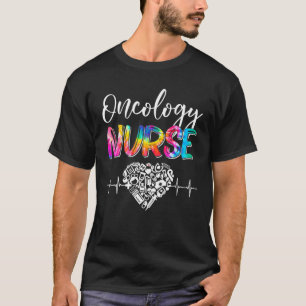 T-shirt Tie Dye Stethoscope Oncologie Infirmière Journée I