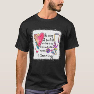 T-shirt Tie Dye Stethoscope Oncologie Infirmière Scrub Inf