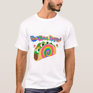 T-shirt Tie-Dye Trippy Taco – Drôle Coloré Nourrit