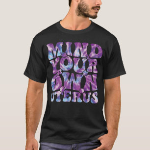 T-shirt Tie Dye Uterus Support Hystérectomie Récupération