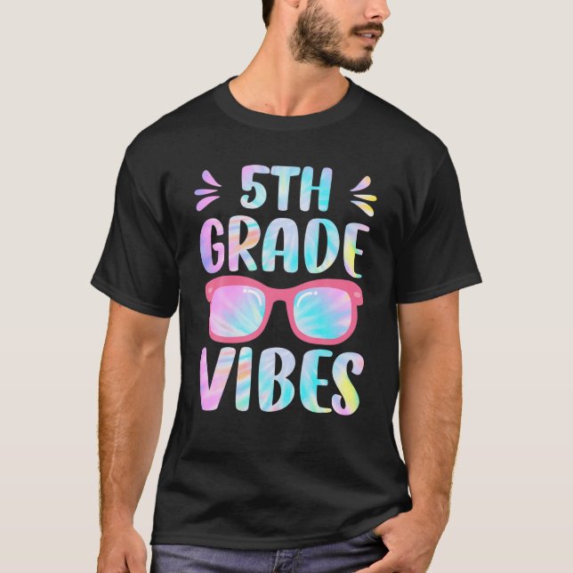 T-shirt Tie Dye Vibes 5E Classe 5E Classe Squale 1E Jour (Devant)