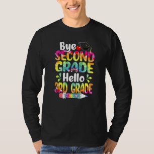 T-shirt Tiedye Au Revoir Deuxième année Bonjour 3e année R
