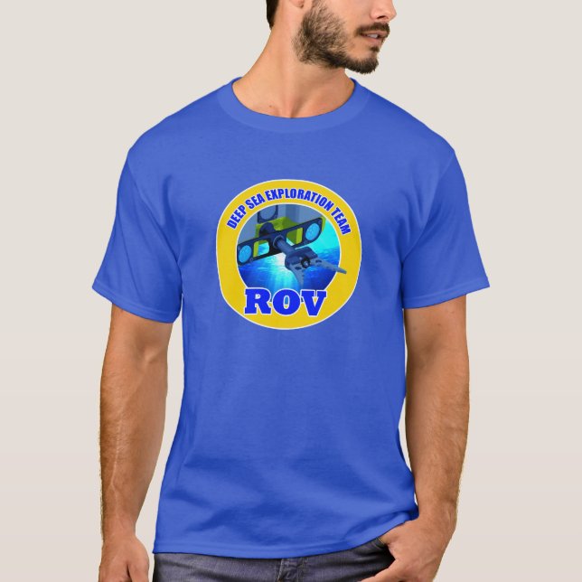 T - Shirt-"tiefes Seeerforschungs-Team T-Shirt (Vorderseite)