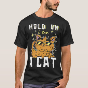 T-shirt Tiens, je vois un chat 3