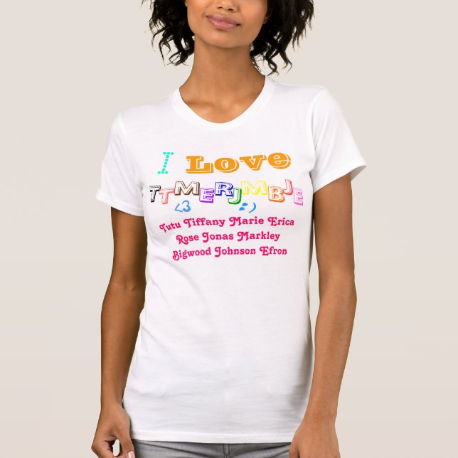 T-shirt Tiff d'amour, mais Caroline le mostestest (Devant)
